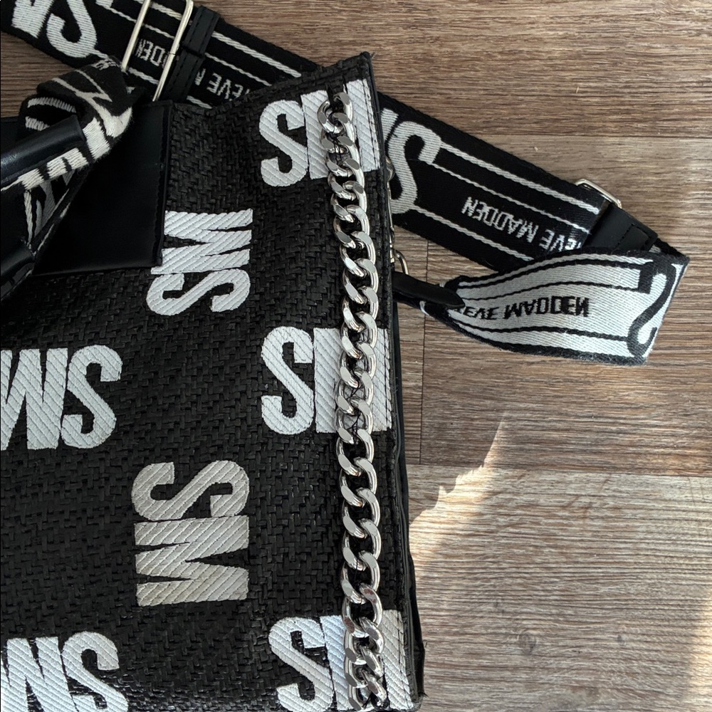 Steve Madden woven tote - Picture 7 of 10